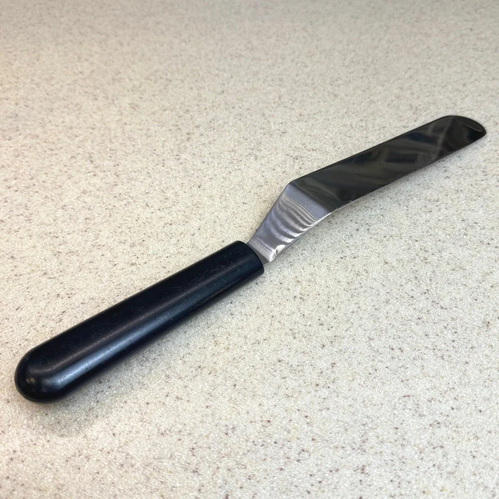 Pampered Chef Offset Spatula Stainless Steel Icing Spreader Cake Decorating Tool